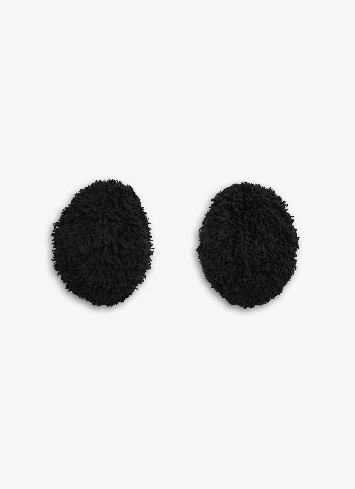 BUBBLE CUFFS IN KNITTED FUR ALAÏA BLACK BUBBLE CUFFS IN KNITTED FUR